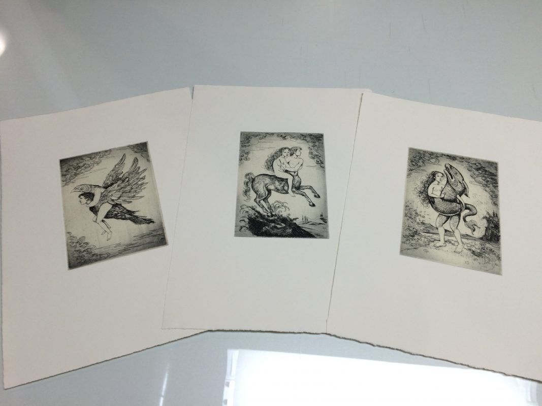 Artist:Anita Kunz - Copperplate Etchings