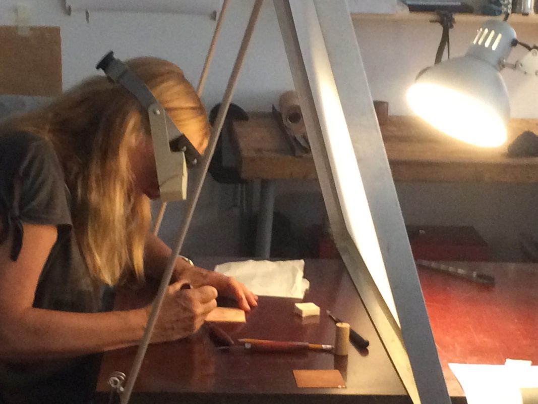 Smokestack - Intaglio work station