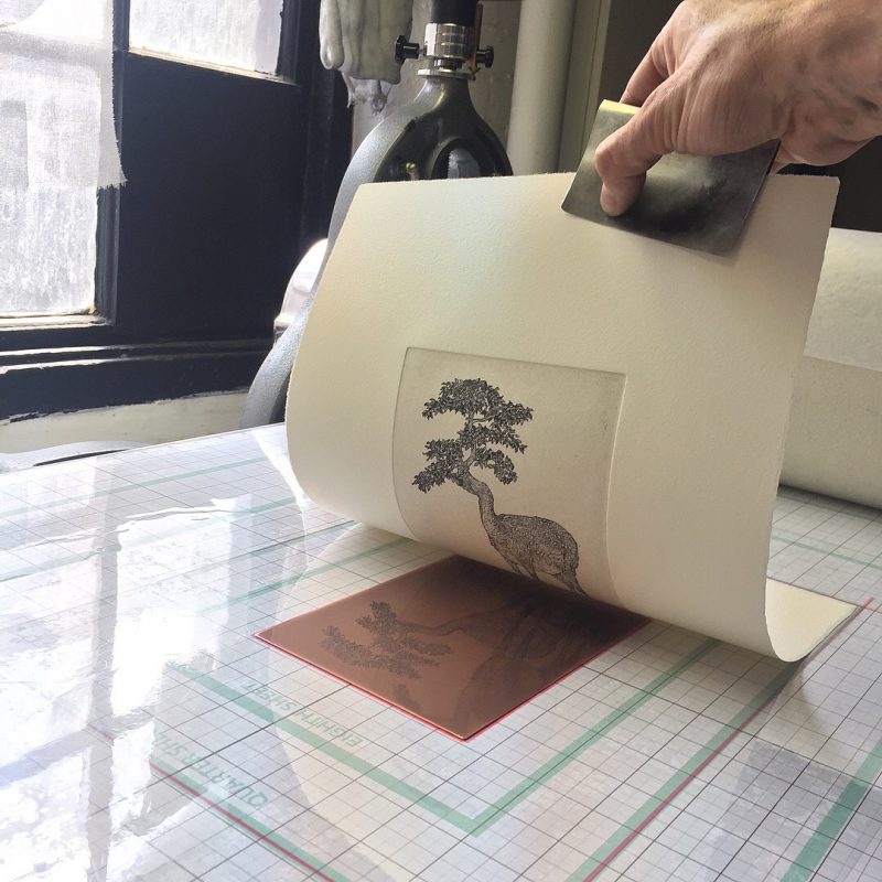 Copperplate Etching by Artist - Nicholas Di Genova