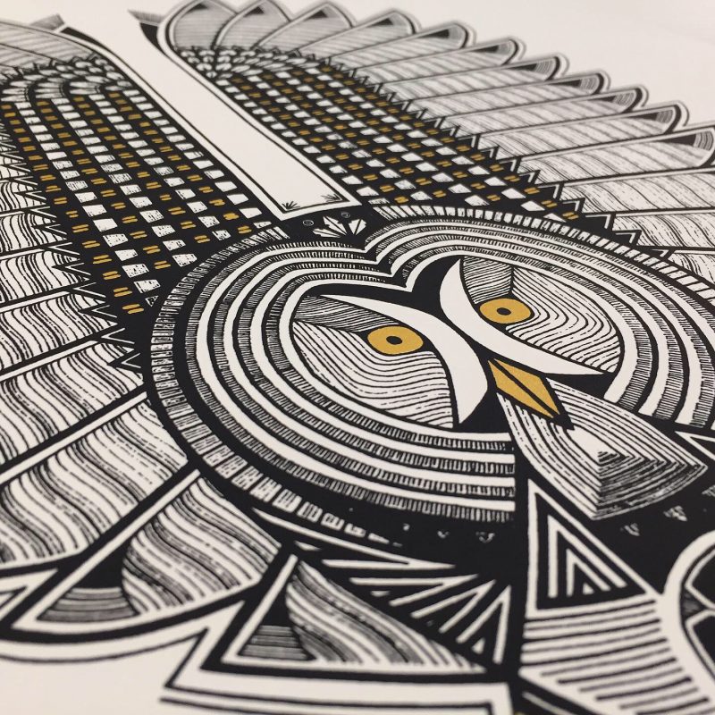 Kyle Jeffery - Screenprint (detail)