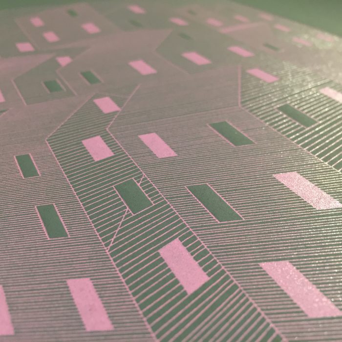 Meaghan Hyckie - Relief & Silkscreen Print