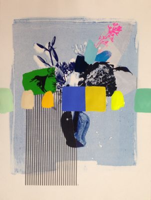 Emily Filler - Indigo Bouquet (rainbow + stripes)