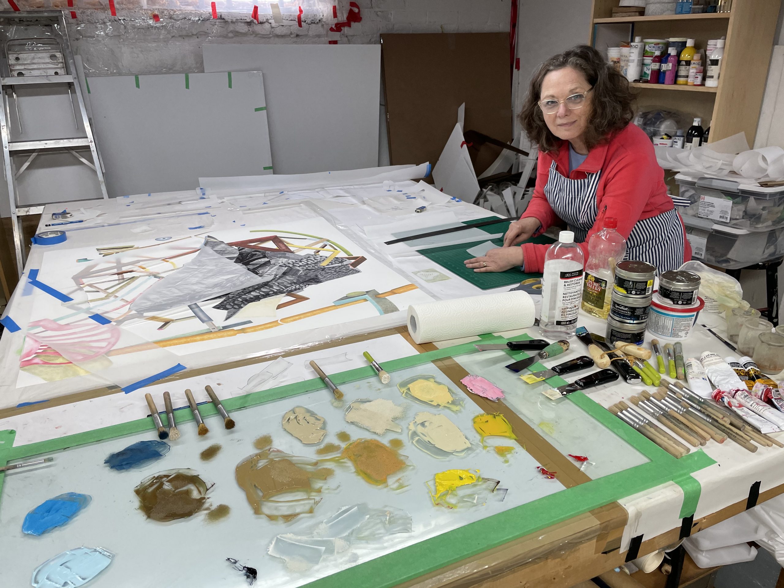 Yael Brotman In her studio