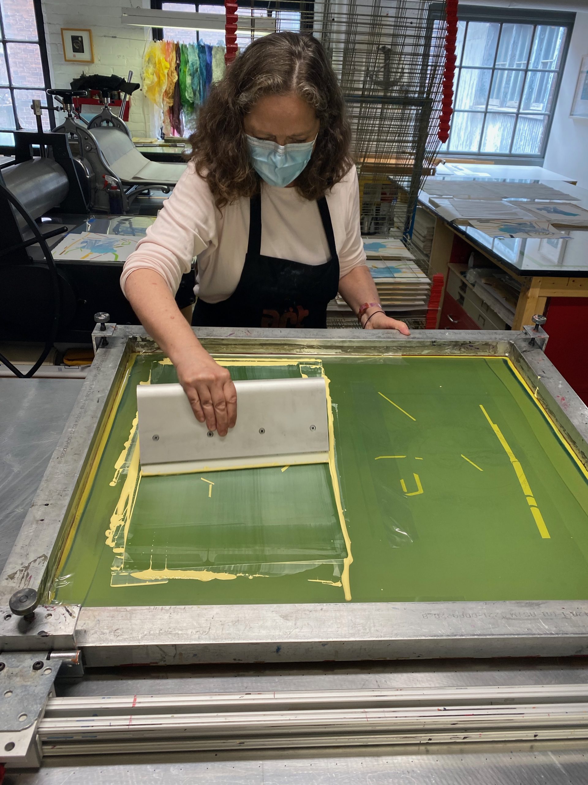 Yael Brotman Printing at Smokestack Studio