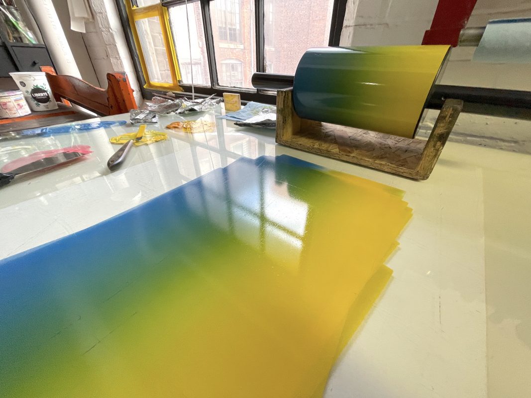 Rolling Ink At Smokestack Studio