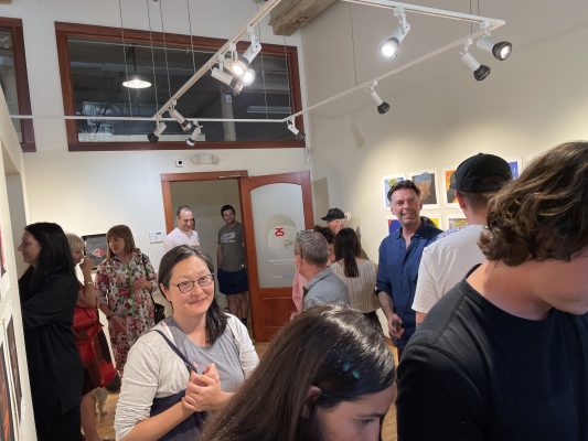 Nathan Carson Exhibition_Opening_Smokestack - Disco Days 2022