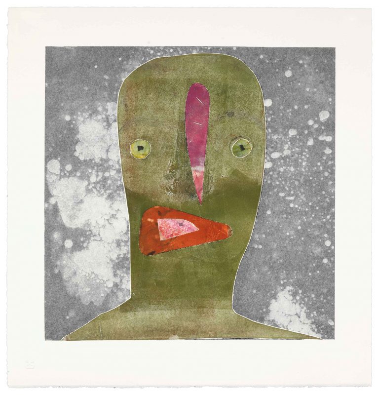 Nathan Eugene Carson - Untitled (from Disco Days series), monoprint, 2022