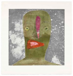 Nathan Eugene Carson - Untitled (from Disco Days series), monoprint, 2022