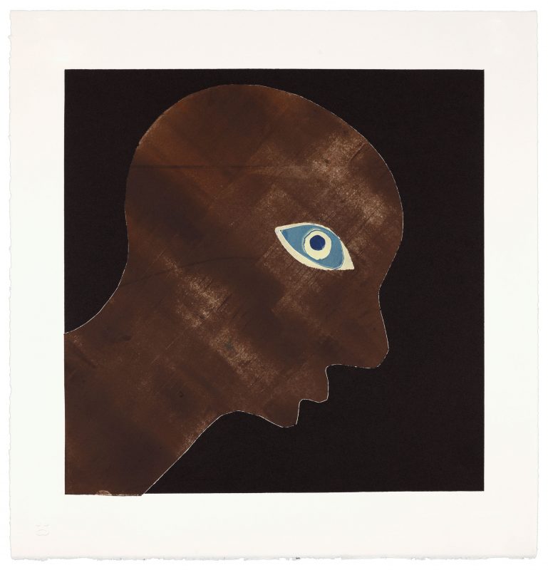 Nathan Eugene Carson - Untitled (from Disco Days series), monoprint, 2022