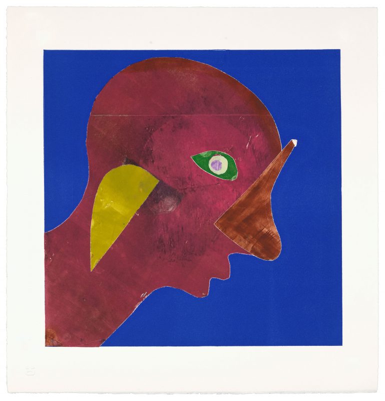 Nathan Eugene Carson - Untitled (from Disco Days series), monoprint, 2022