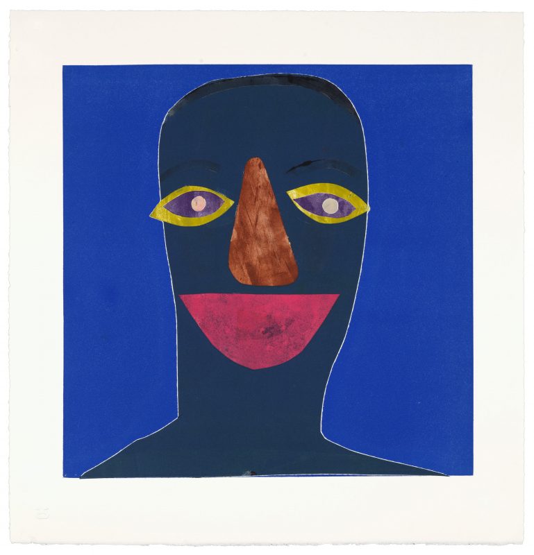 Nathan Eugene Carson - Untitled (from Disco Days series), monoprint, 2022