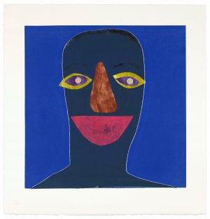 Nathan Eugene Carson - Untitled (from Disco Days series), monoprint, 2022