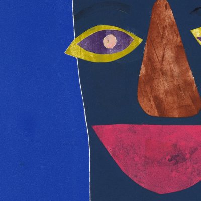 Nathan Eugene Carson - Untitled (from Disco Days series), monoprint, 2022