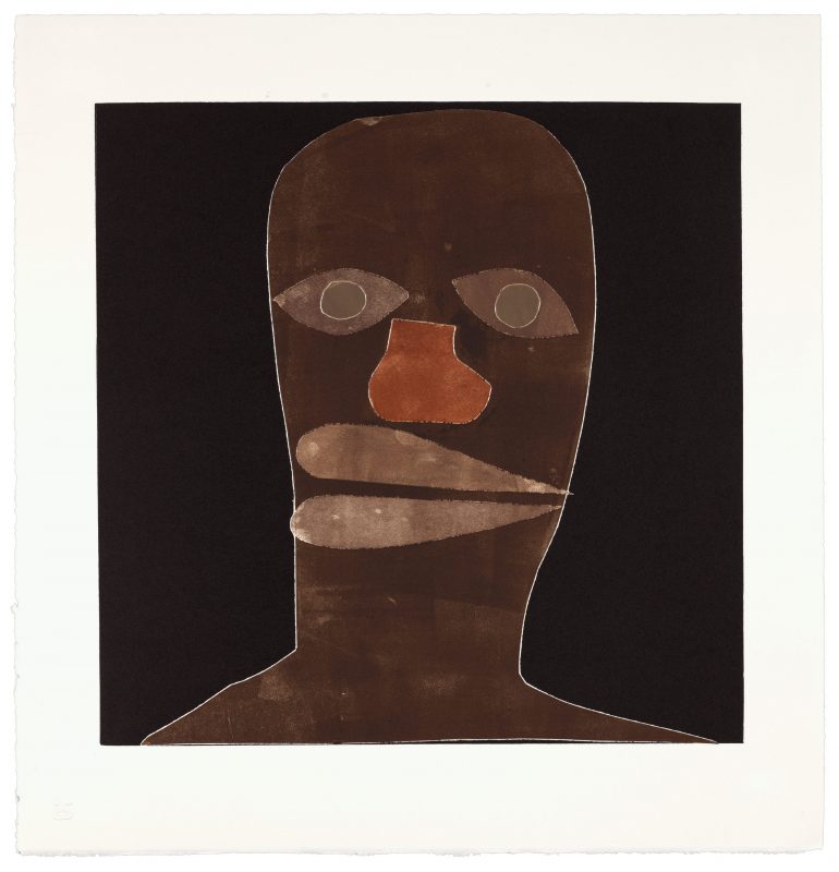 Nathan Eugene Carson - Untitled (from Disco Days series), monoprint, 2022