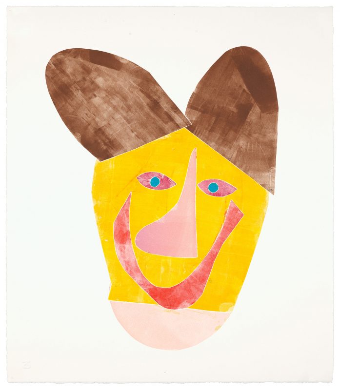 Nathan Eugene Carson - Untitled (from Disco Days series), monoprint, 2022