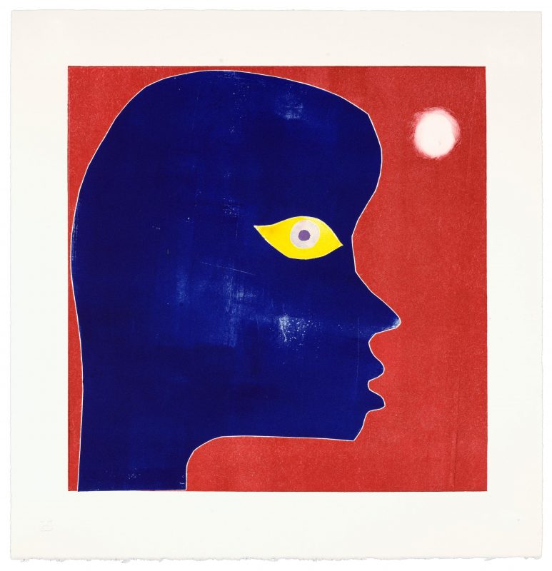 Nathan Eugene Carson - Untitled (from Disco Days series), monoprint, 2022