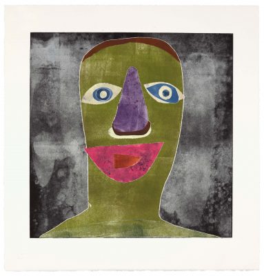 Nathan Eugene Carson - Untitled (from Disco Days series), monoprint, 2022