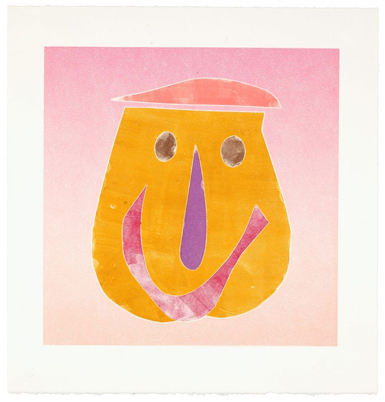 Nathan Eugene Carson - Untitled (from Disco Days series), monoprint, 2022