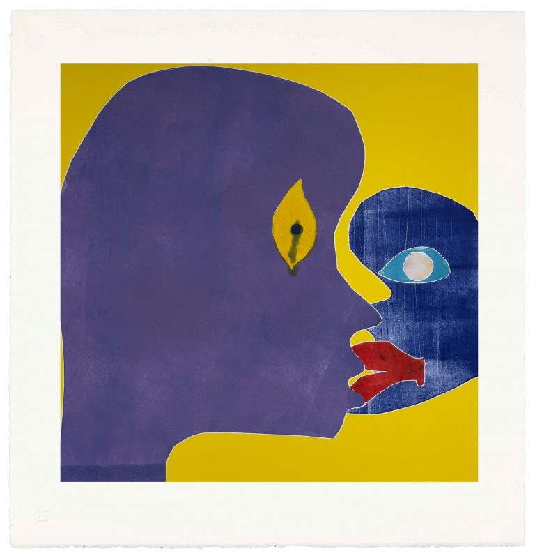 Nathan Eugene Carson – Untitled #24 (from Disco Days series), monoprint, 2022