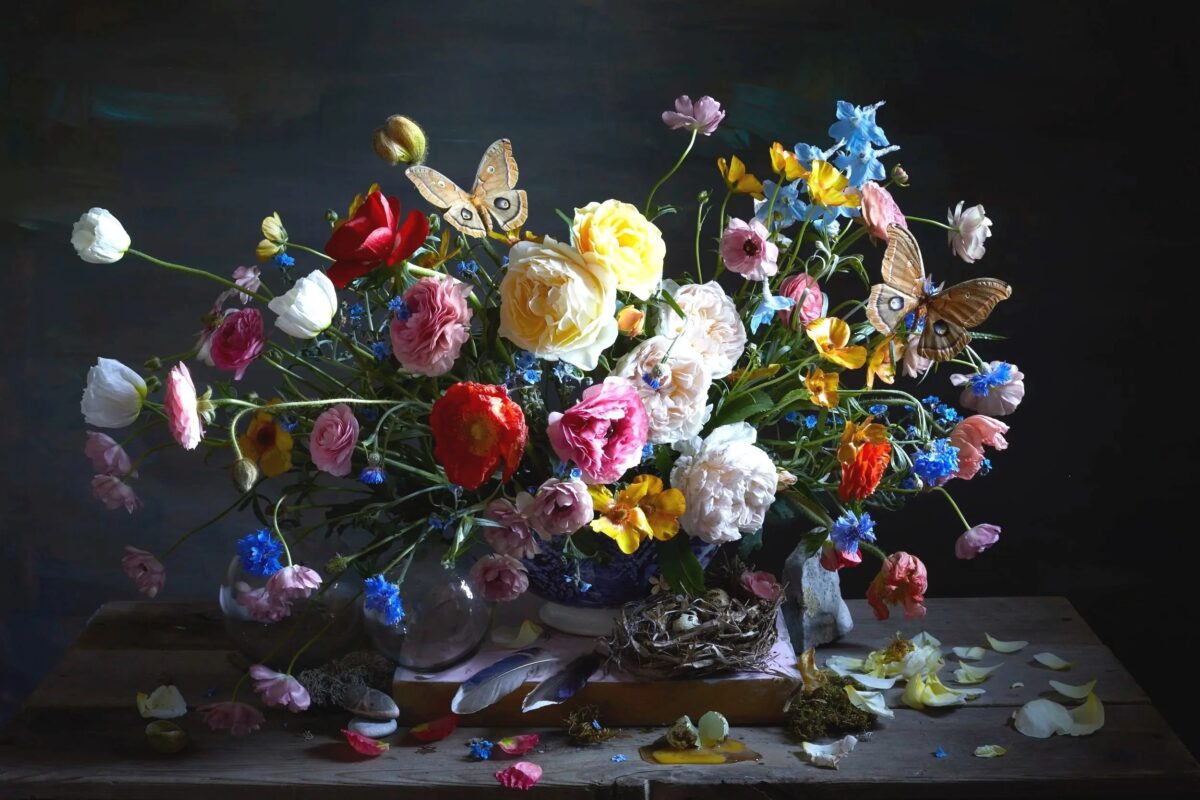 Kristin Sjaarda - Garden Rose & Egg, 2021