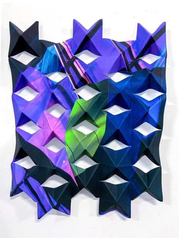 Jessica Thalmann - Lattice Kirigami (Purple), 2023