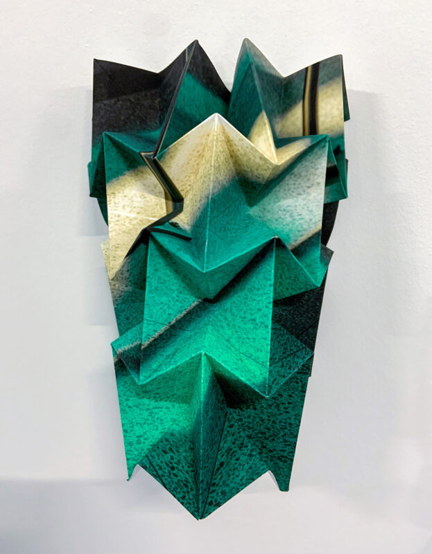 Jessica Thalmann - Glide Reflection (Green Railing), 2023