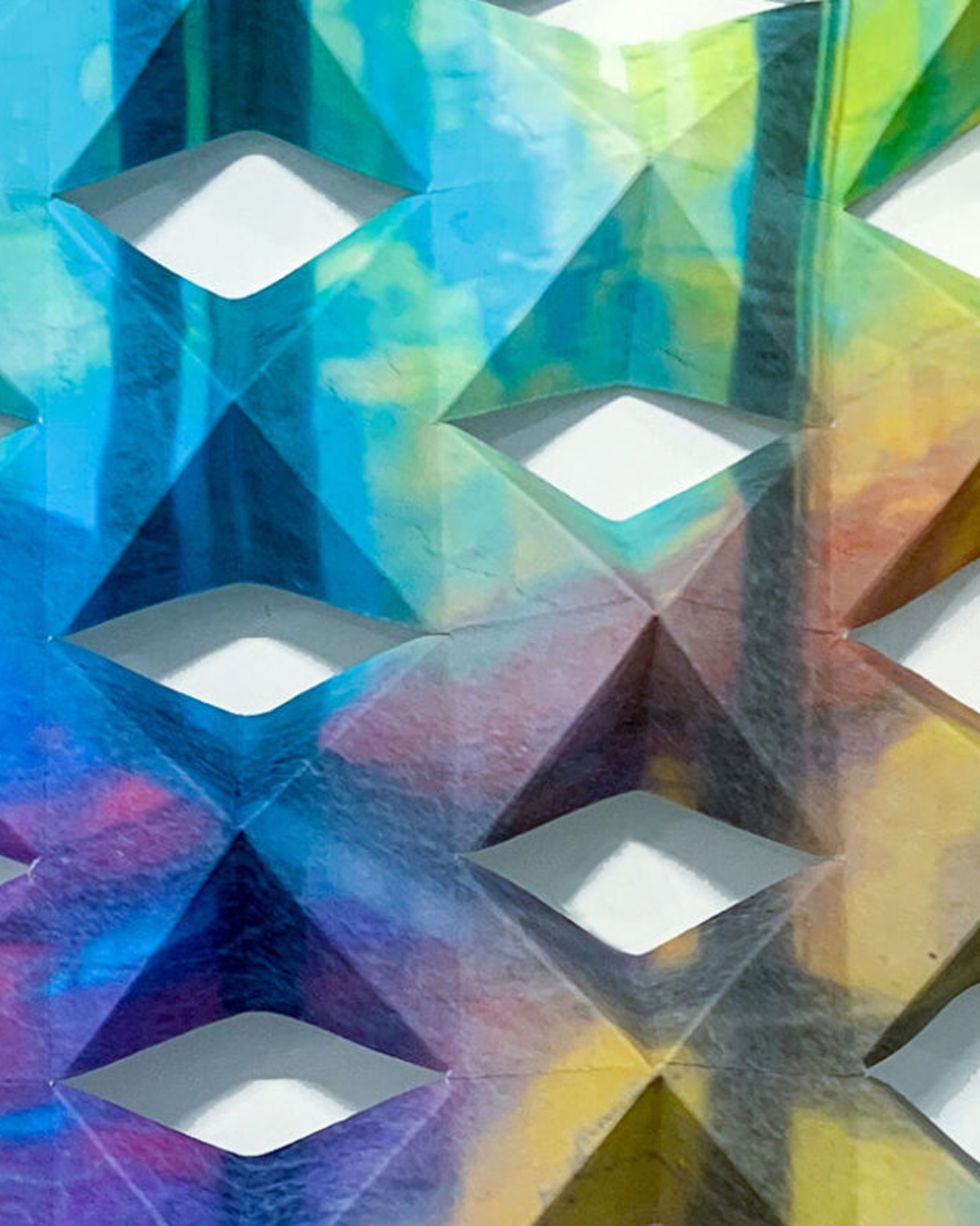Jessica Thalmann - Lattice Rainbow (detail), 2023