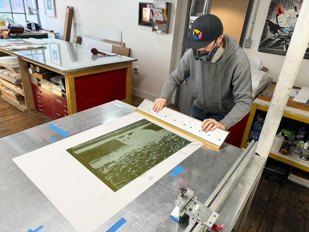 Tyler Bright Hilton - Smokestack analog residency - Behind the scenes