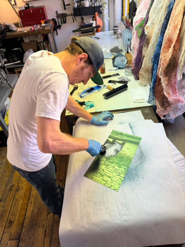 Tyler Bright Hilton - Smokestack analog residency - Behind the scenes