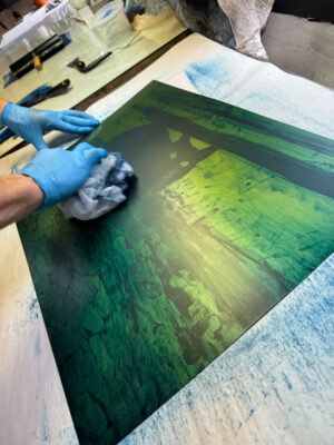 Tyler Bright Hilton - Smokestack analog residency - Behind the scenes