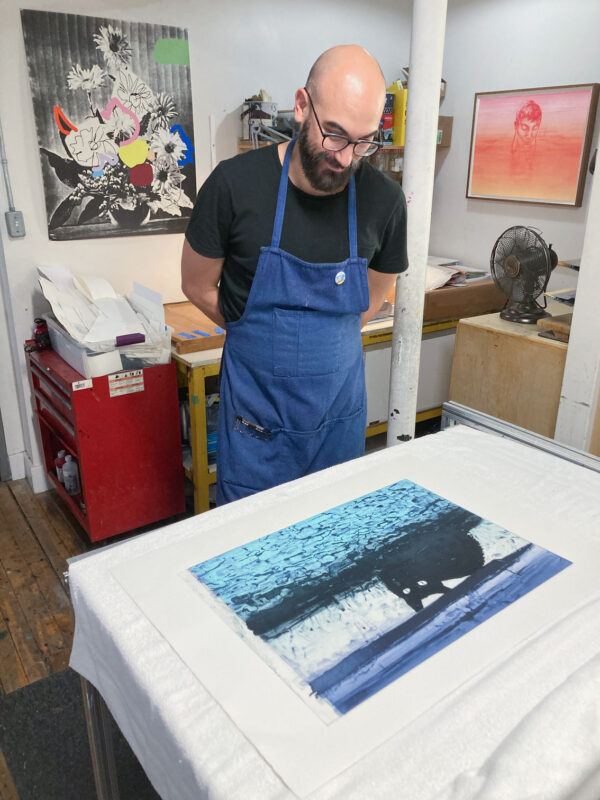 Tyler Bright Hilton - Smokestack analog residency - Behind the scenes