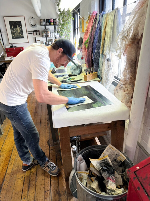 Tyler Bright Hilton - Smokestack analog residency - Behind the scenes