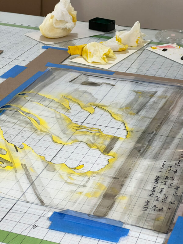 Tyler Bright Hilton - Smokestack analog residency - Behind the scenes