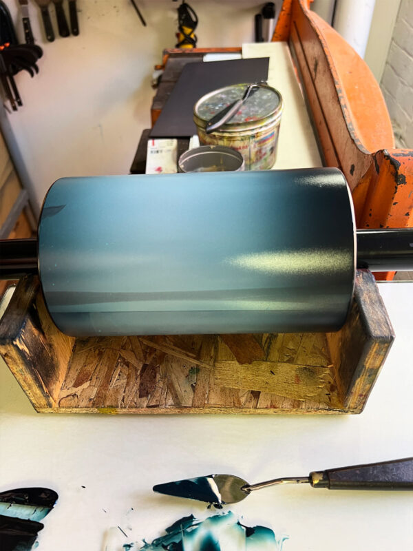 Tyler Bright Hilton - Smokestack analog residency - Behind the scenes