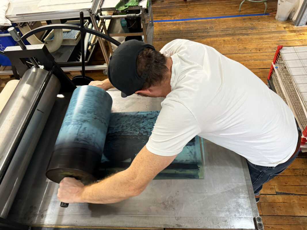 Tyler Bright Hilton - Smokestack analog residency - Behind the scenes