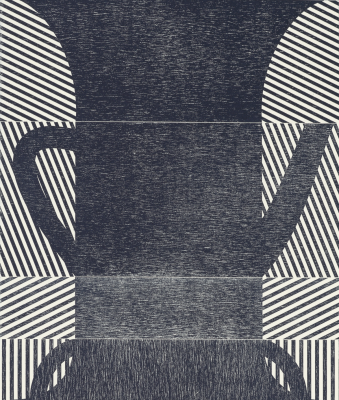 Suzie Smith - Imagined Archives (13), Ed. 1/1, 28"x11", detail, 2025