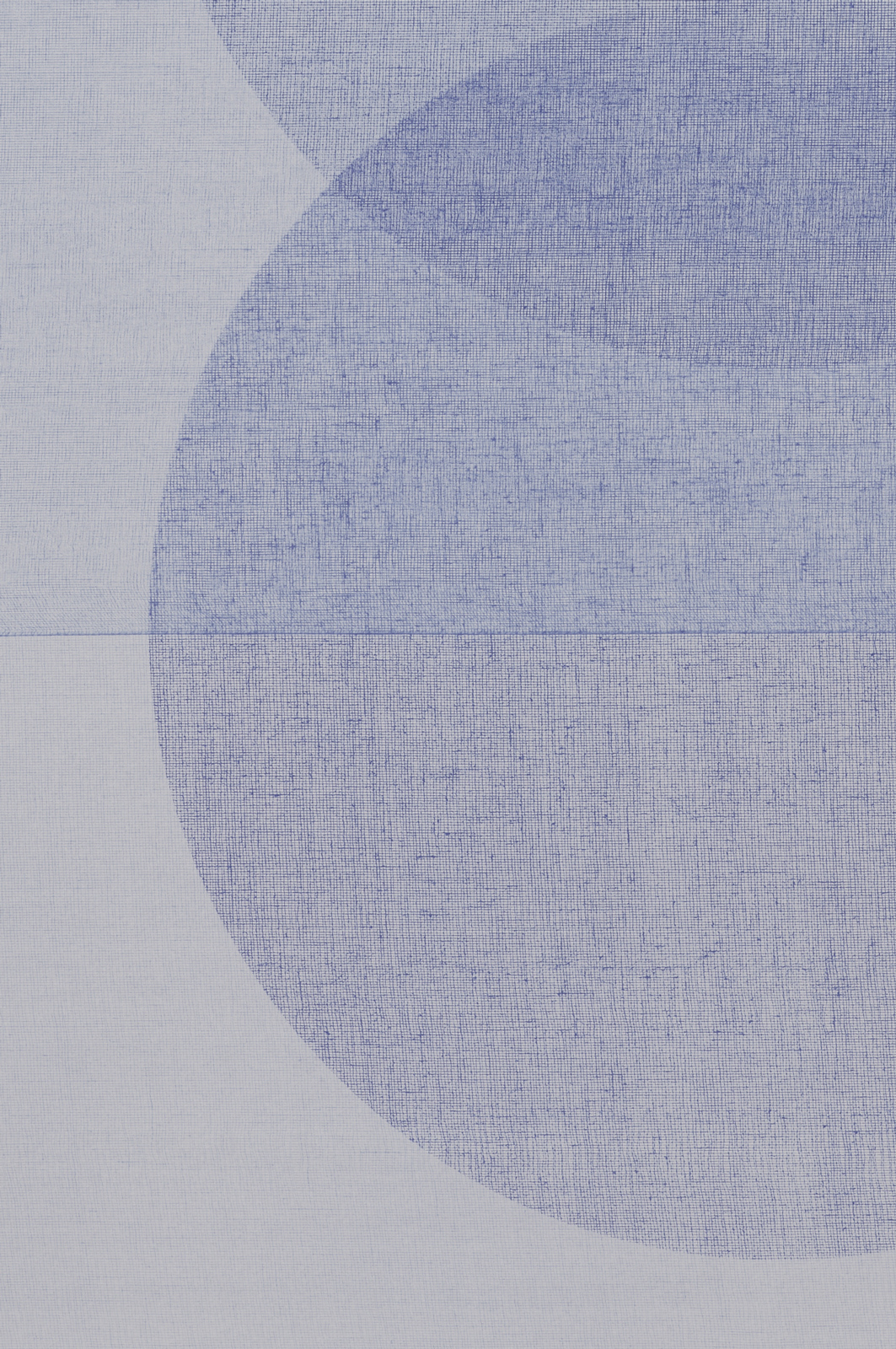Jim Verburg - Shape / Layer Blueprint #2 (circles), diazotype, edition of 5, detail, 2025
