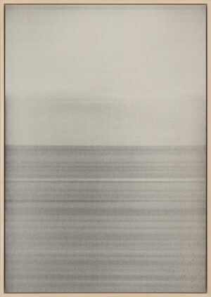 Jim Verburg - Untitled / Seascape (acceptance of the inevitable #1), 29.75" x 21.25", oil on newsprint, 2025