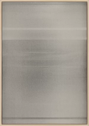 Jim Verburg - Untitled / Seascape (acceptance of the inevitable #6), 29.75" x 21.25", oil on newsprint, 2025