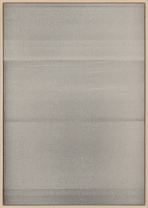 Jim Verburg - Untitled / Seascape (acceptance of the inevitable #1), 29.75" x 21.25", oil on newsprint, 2025