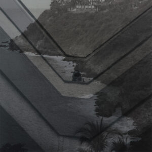 Isabel Okoro - La vida sencilla, 19.75" x 19.75", layered silkscreen print and transparent digital print, double mounted, edition of 3, 2026