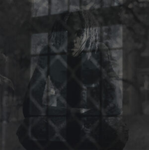 Isabel Okoro - a window into my soul, 19.75" x 19.75", layered silkscreen print and transparent digital print, double mounted, edition of 3, 2026