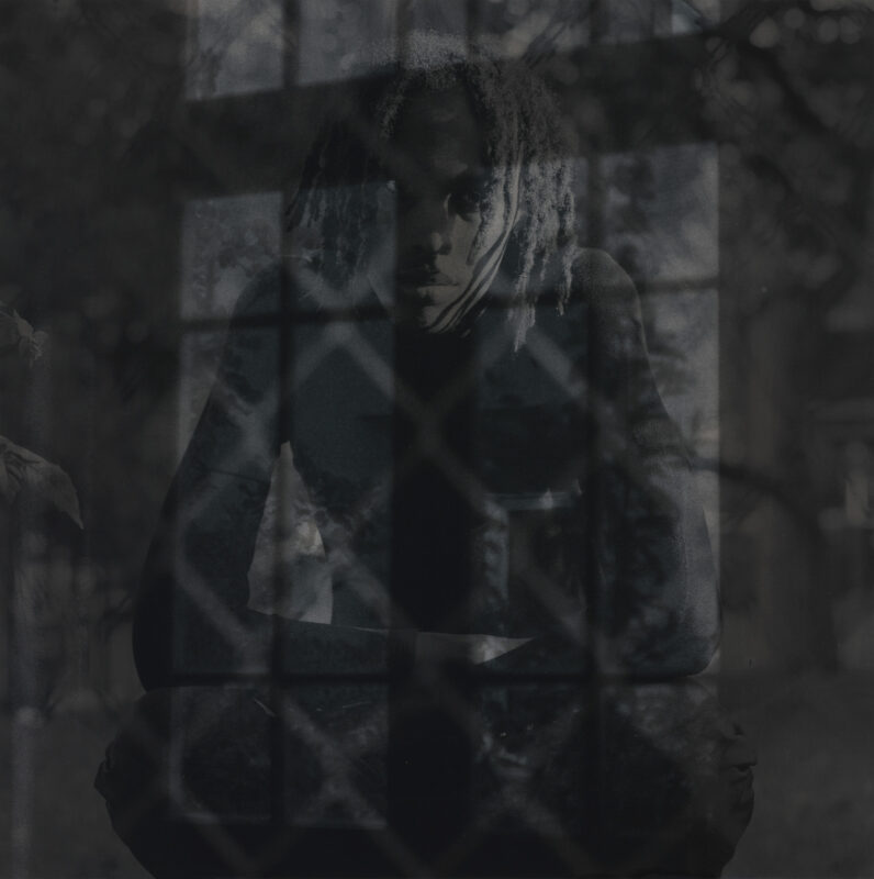 Isabel Okoro - a window into my soul, 19.75" x 19.75", layered silkscreen print and transparent digital print, double mounted, edition of 3, 2026