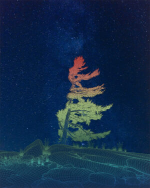 Finn O'Hara - Astral Presage, 30" x 24", archival pigment print with silkscreen overlay, edition of 10, 2026