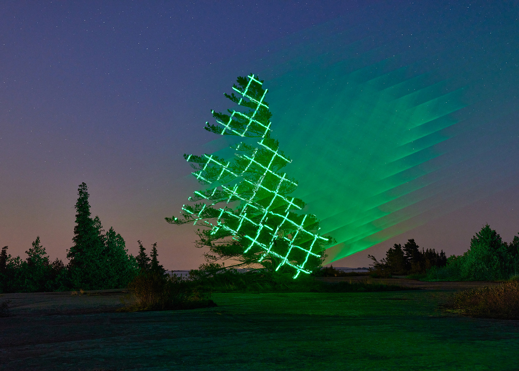 Finn O'Hara - Southern Lights, 21.5" x 30", archival pigment print, edition of 10, 2024