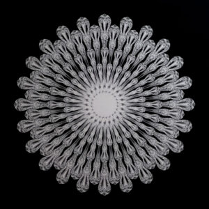 Laine Groeneweg - Burst, 25" x 25", mounted silkscreen, edition of 3, 2026
