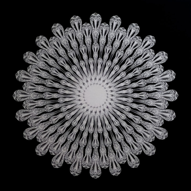 Laine Groeneweg - Burst, 25" x 25", mounted silkscreen, edition of 3, 2026