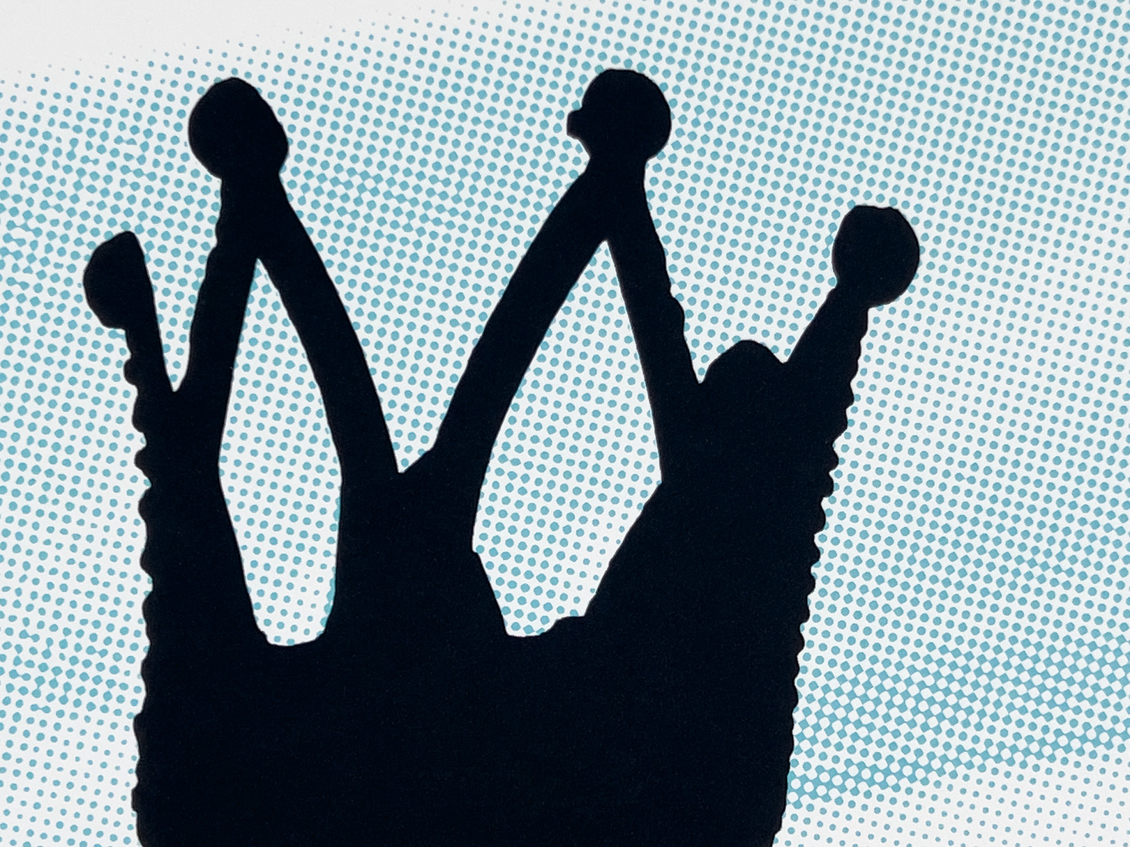 Roger Mooking - Butta Baby, 36" x 46", silkscreen, edition of 3, 2026, detail
