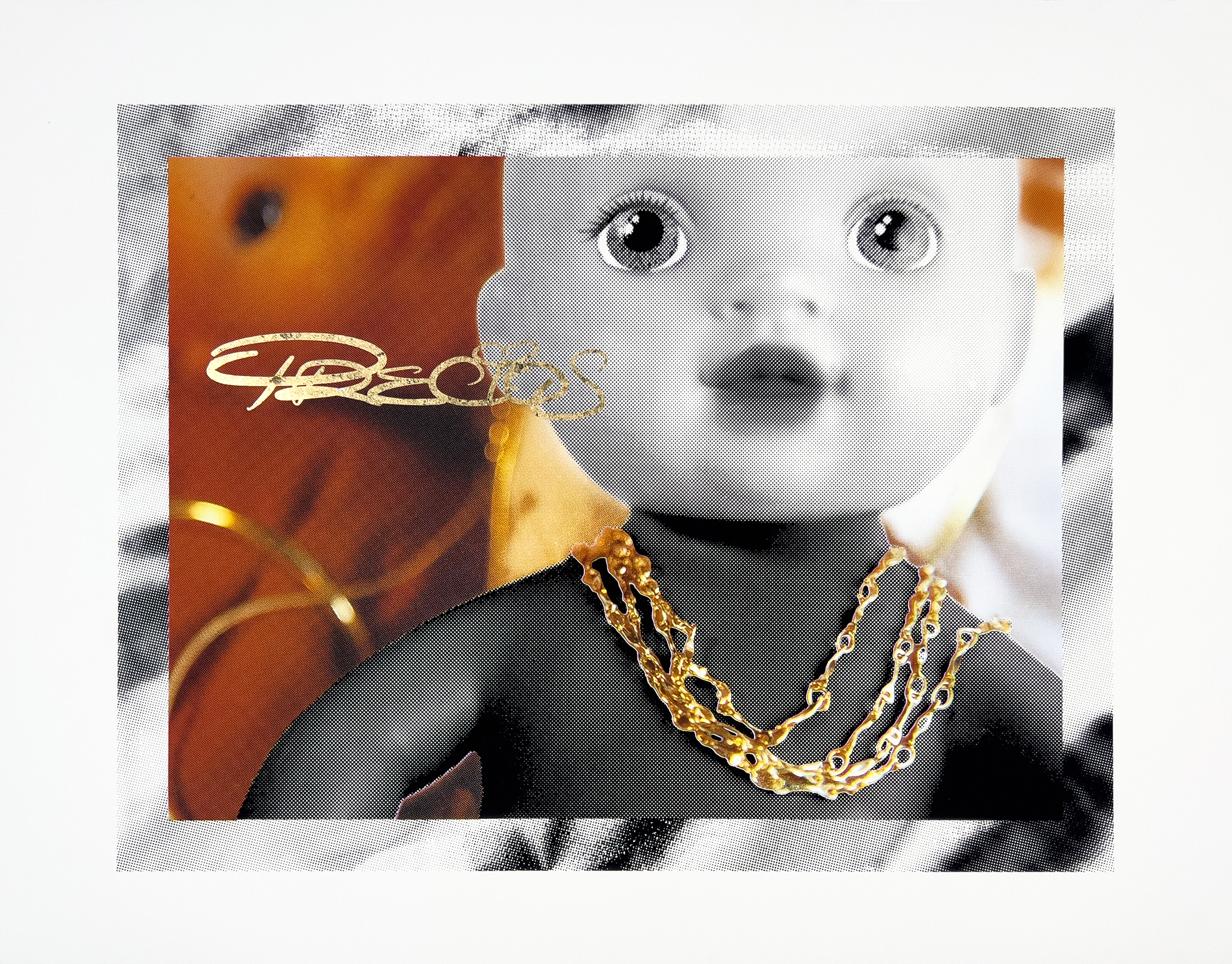 Roger Mooking - Golden Child, 36" x 46", silkscreen, edition of 3, 2026