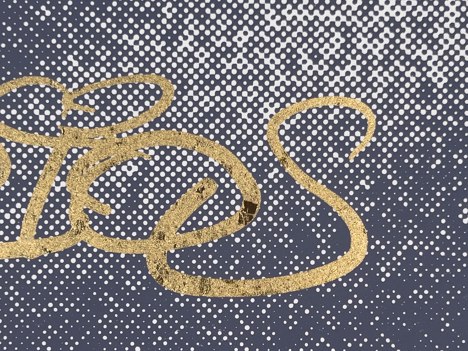 Roger Mooking - Holy Smokes, 36" x 46", silkscreen, edition of 3, 2026, detail